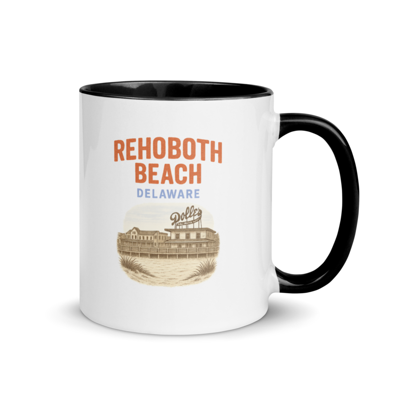 Rehoboth Beach (Mug) - Black