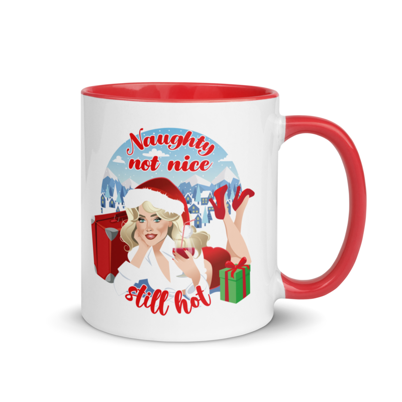 Naughty Not Nice (Mug) - Red