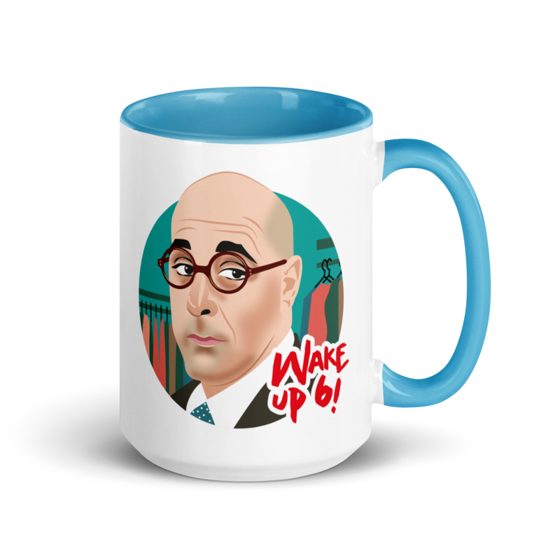 Wake Up 6 (Mug) - Blue