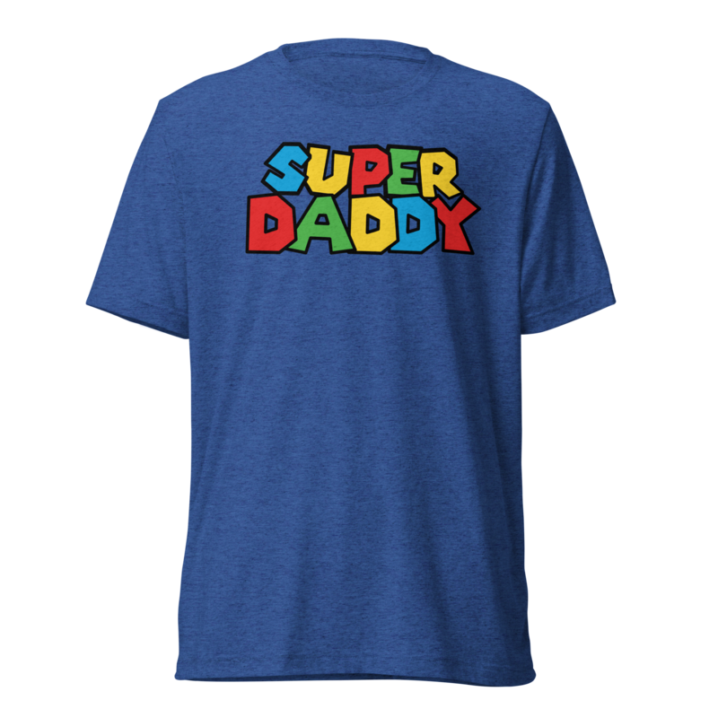 Super Daddy (Triblend) - True Royal Triblend