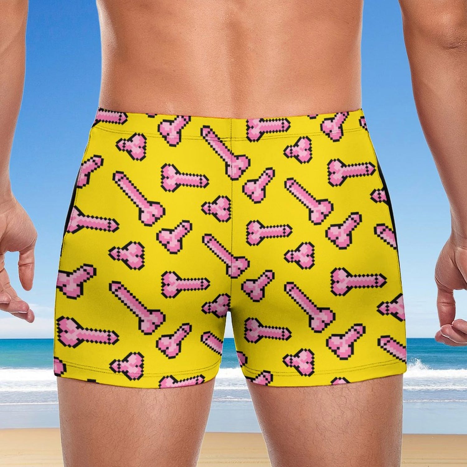 8bit Score (Square Cut Trunks)-Square Cut Trunks-Swish Embassy