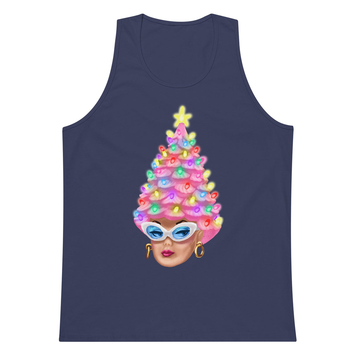 BarbenTree (Tank Top)-Christmas Tank Tops-Swish Embassy