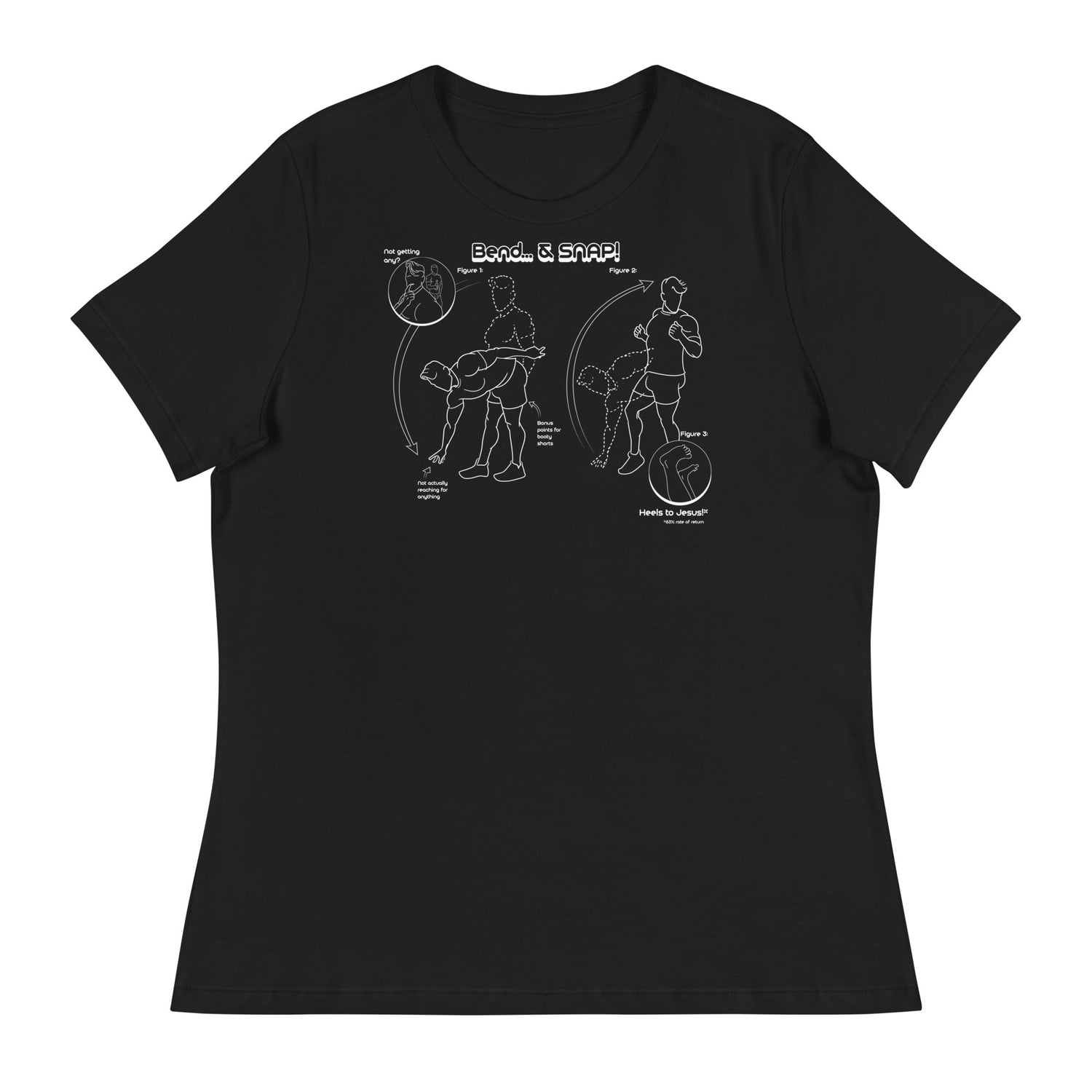Bend & Snap (Women's Relaxed T-Shirt)-Women's T-Shirts-Swish Embassy