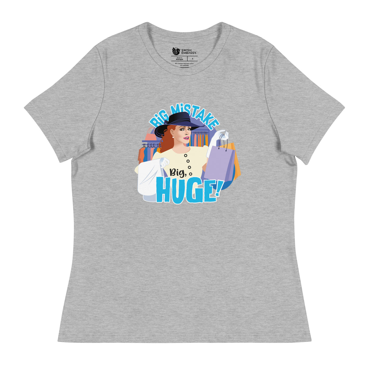Big Mistake (Women's Relaxed T-Shirt)-Women's T-Shirts-Swish Embassy