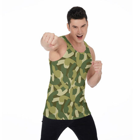 Camo Wiener (Allover Tank Top)-Allover Tank Top-Swish Embassy
