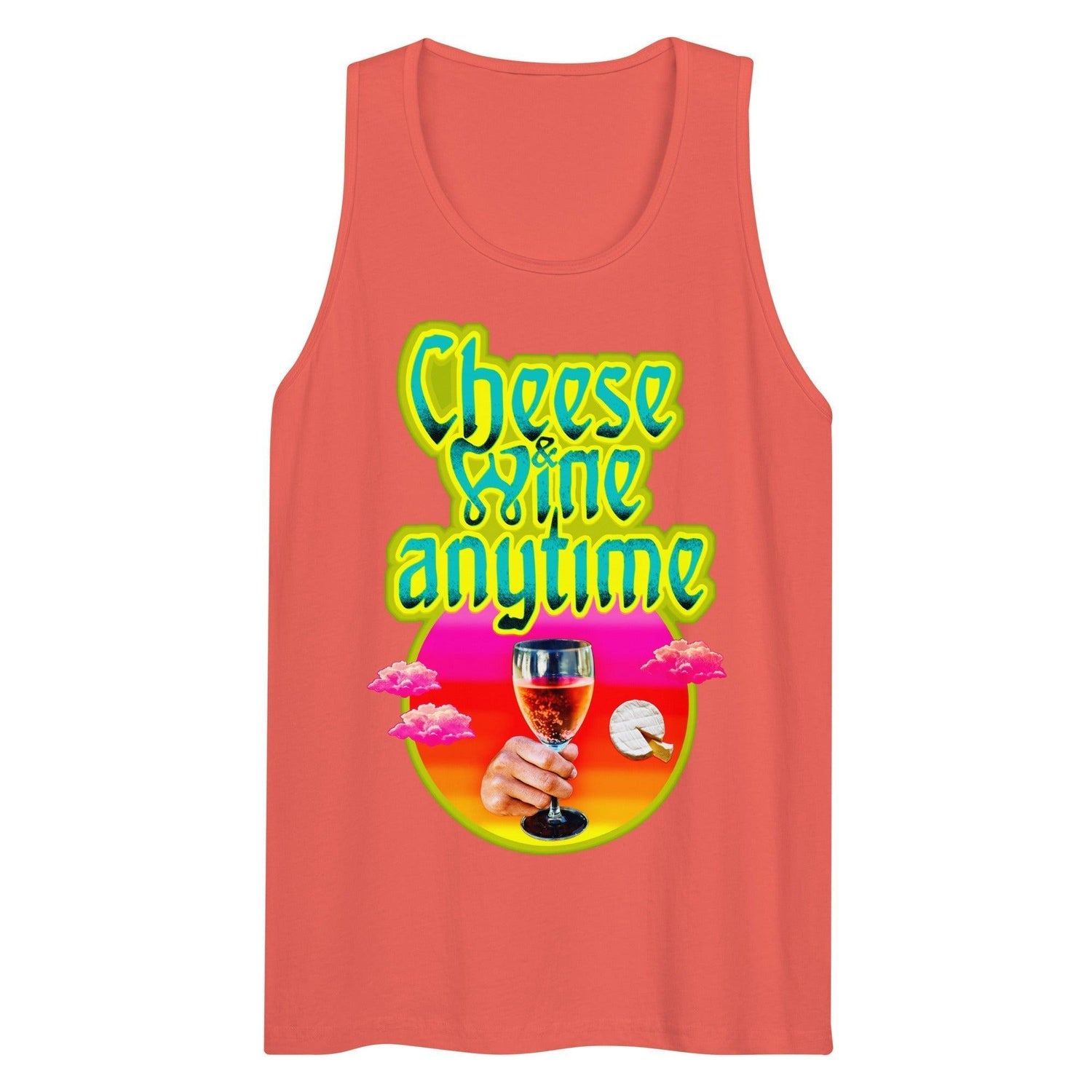 Cheese and Wine (Tank Top)-Tank Top-Swish Embassy