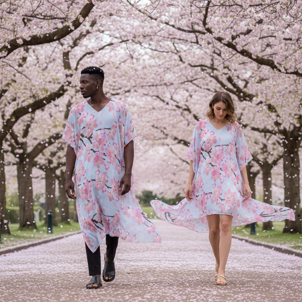 Cherry Blossom (Kaftan)-Kaftan-Swish Embassy