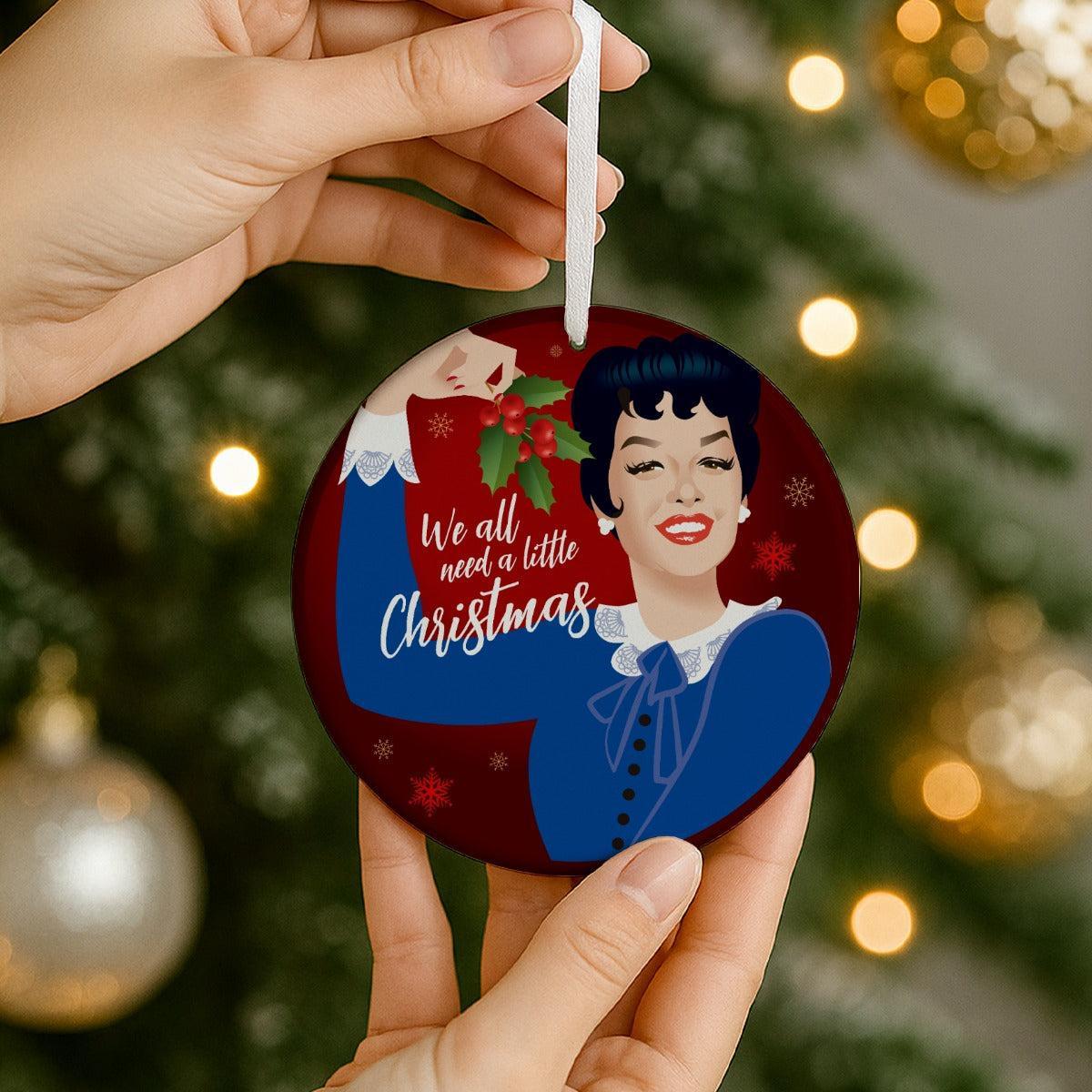 Christmas with Mame (Ceramic Holiday Keepsake)-Ceramic Holiday Keepsake-Swish Embassy