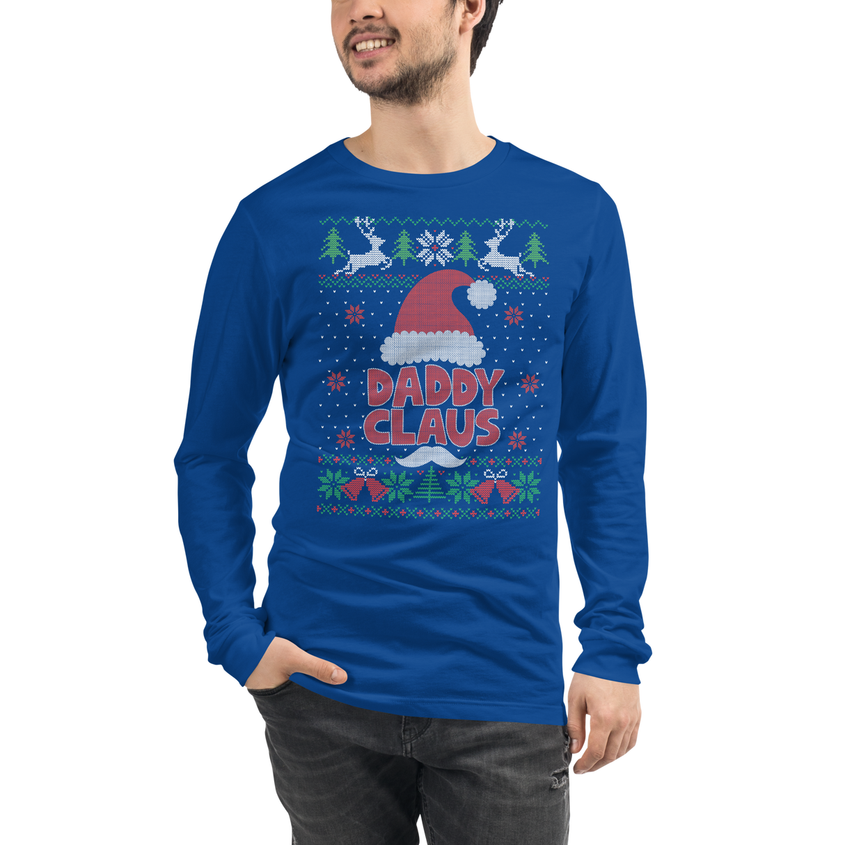 Daddy Claus (Ugly Christmas)-Christmas T-Shirts-Swish Embassy
