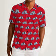 Disco Mirror Cowboy Hat (Cotton Button Shirt)-Cotton Button Shirt-Swish Embassy