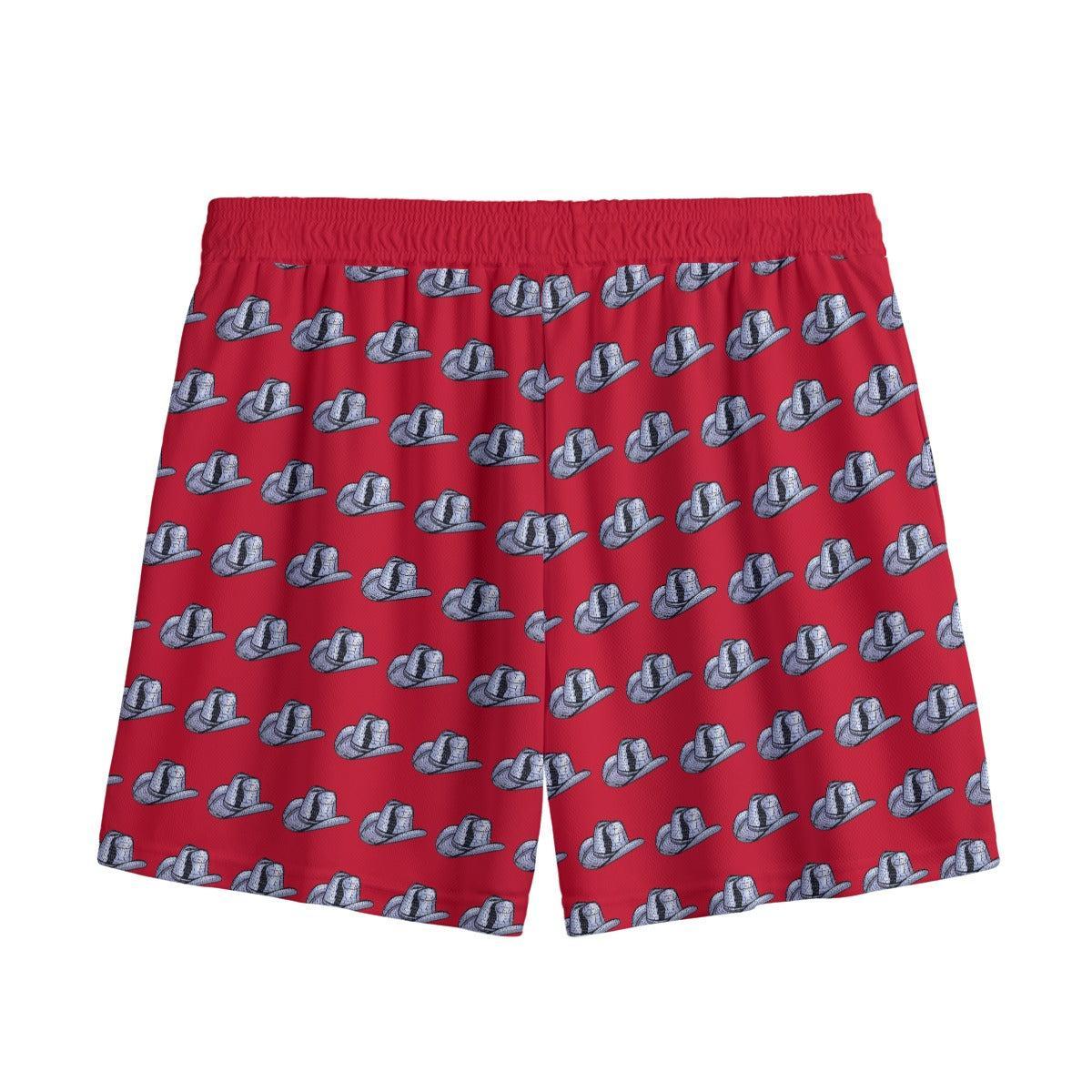 Disco Mirror Cowboy Hat (Shorts)-Shorts-Swish Embassy