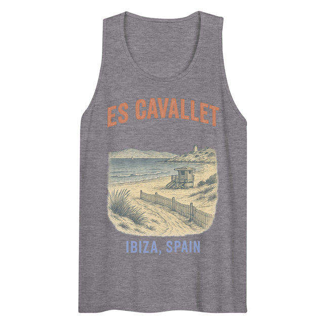 Es Cavallet Beach (Tank Top)-Tank Top (Staging)-Swish Embassy
