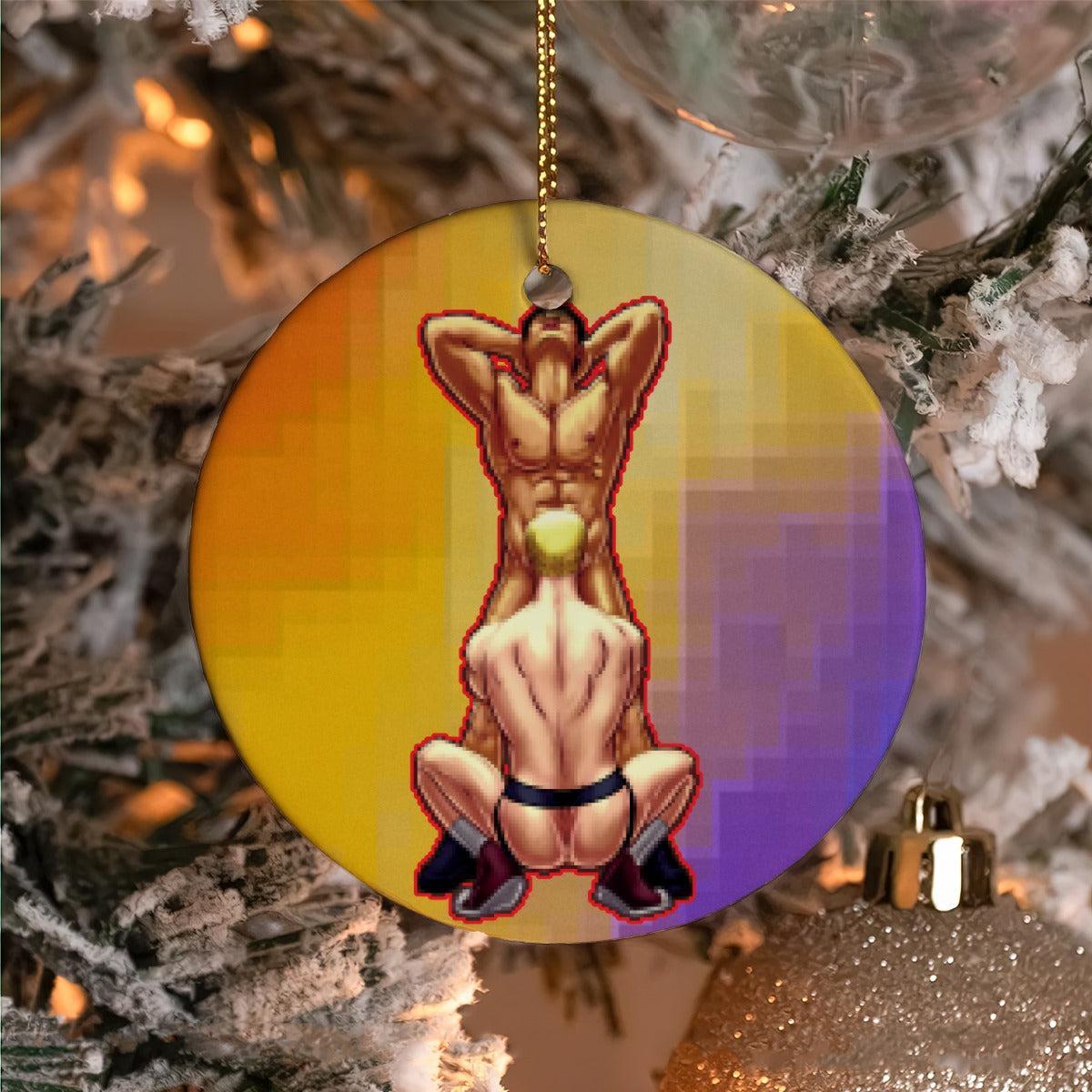 Finish Him (Ceramic Holiday Keepsake)-Ceramic Holiday Keepsake-Swish Embassy