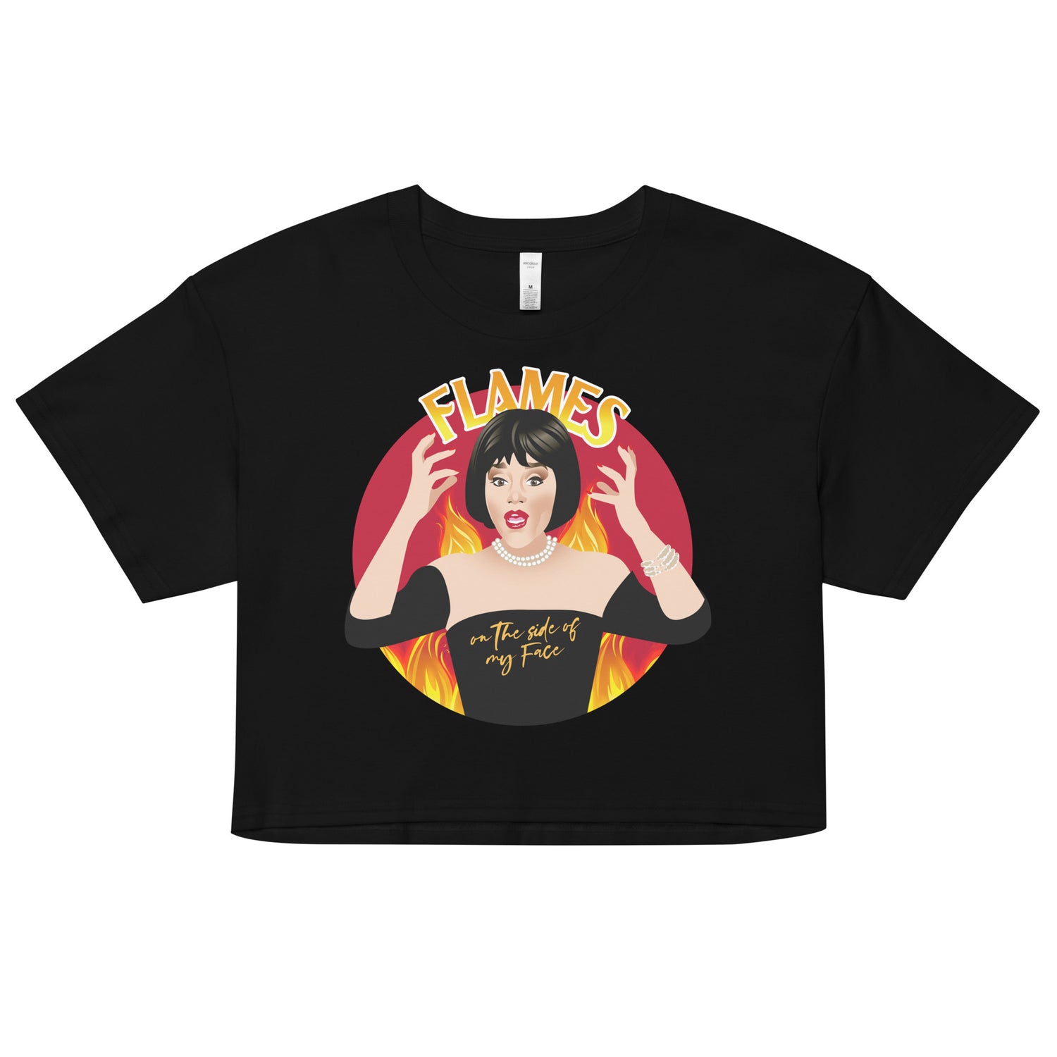 Flames (Crop Top)-Crop Top-Swish Embassy