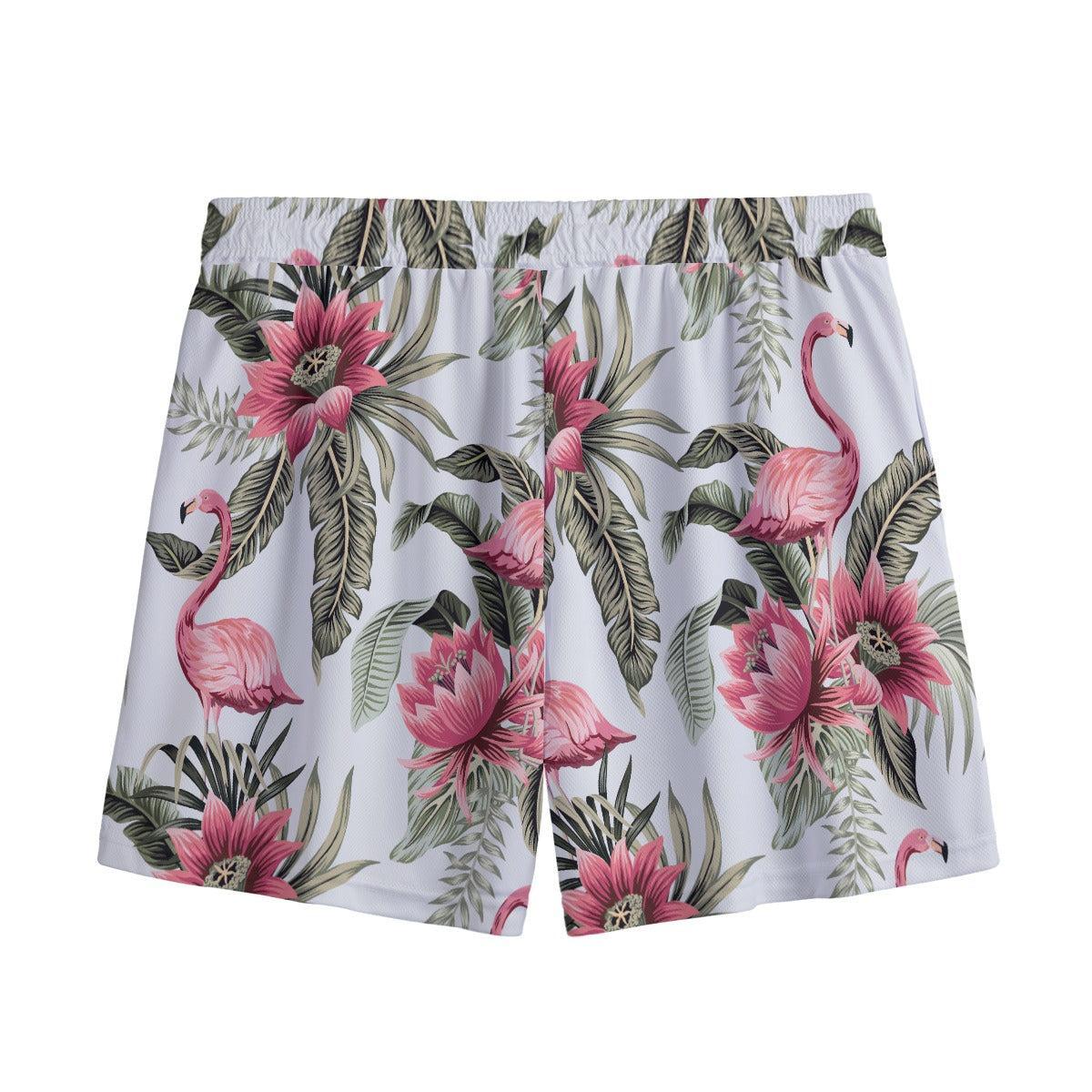 Flamingo Eden (Shorts)-Shorts-Swish Embassy