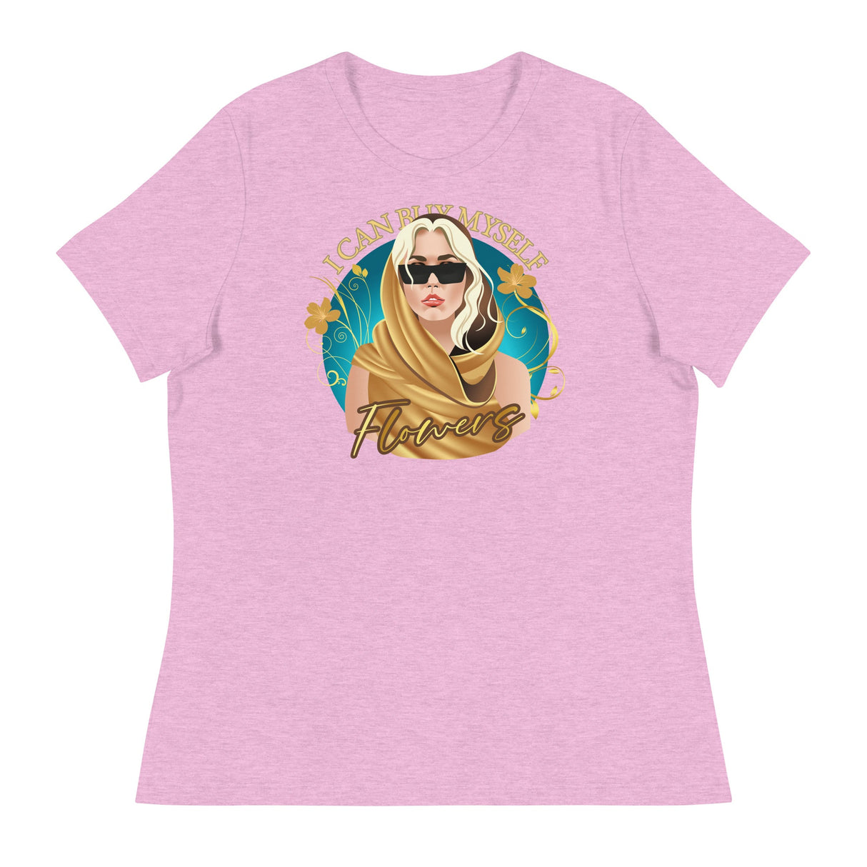Flowers (Women's Relaxed T-Shirt)-Women's T-Shirts-Swish Embassy
