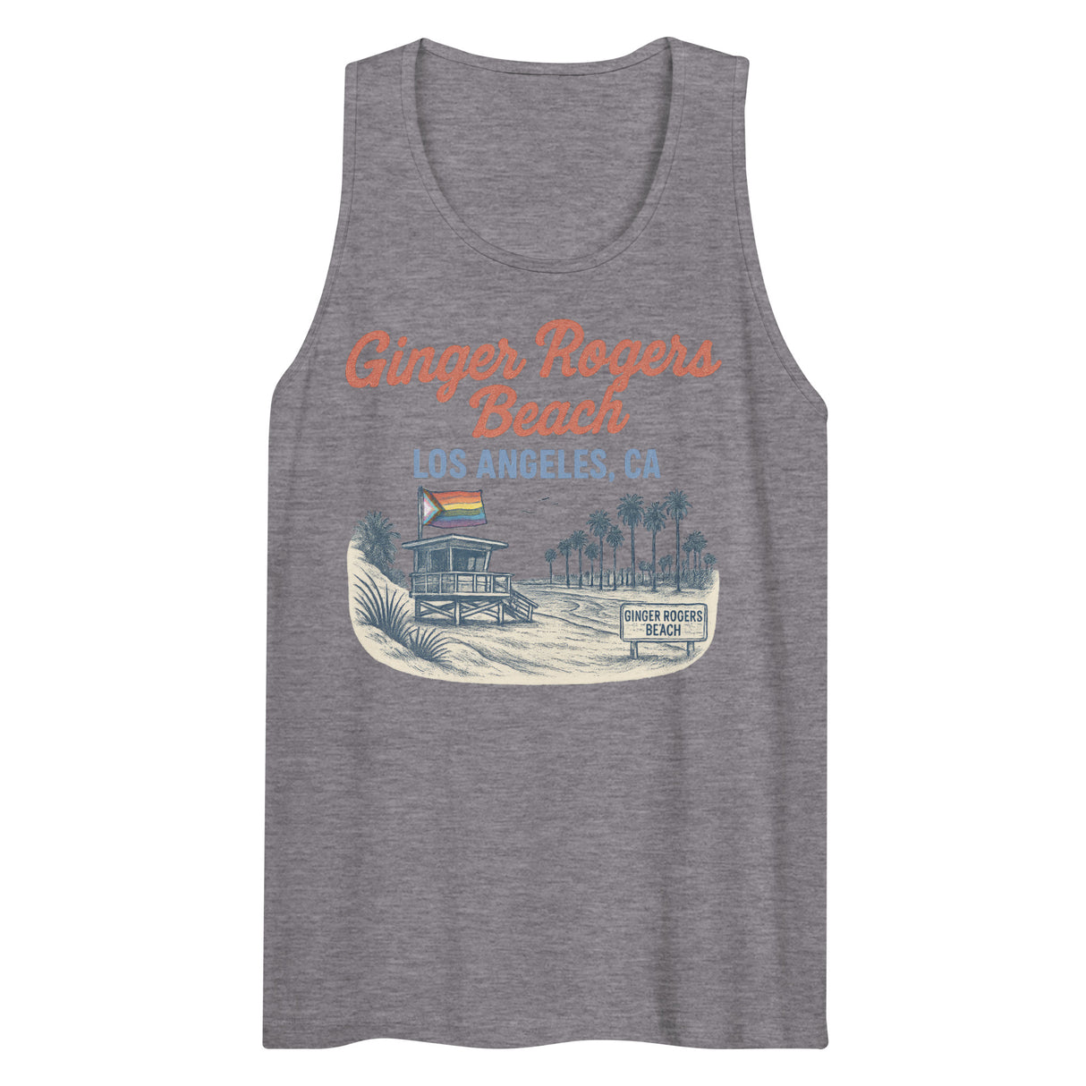 Ginger Rogers Beach (Tank Top)-Tank Top (Staging)-Swish Embassy