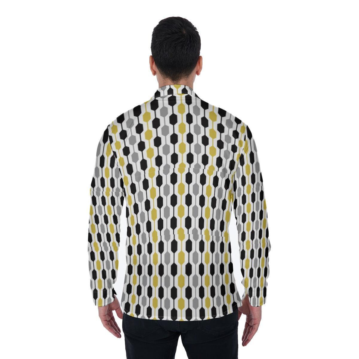 Groovy (Long Sleeve Button Shirt)-Long Sleeve Button Shirts-Swish Embassy