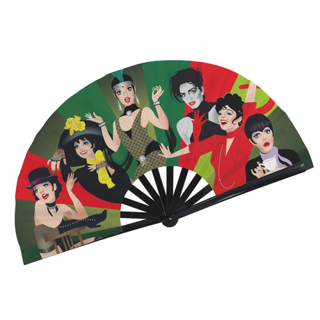 Halston Hangover Folding Clack Fan-Folding Fans-Swish Embassy