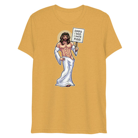 Hates Figs (Triblend)-Triblend T-Shirt-Swish Embassy