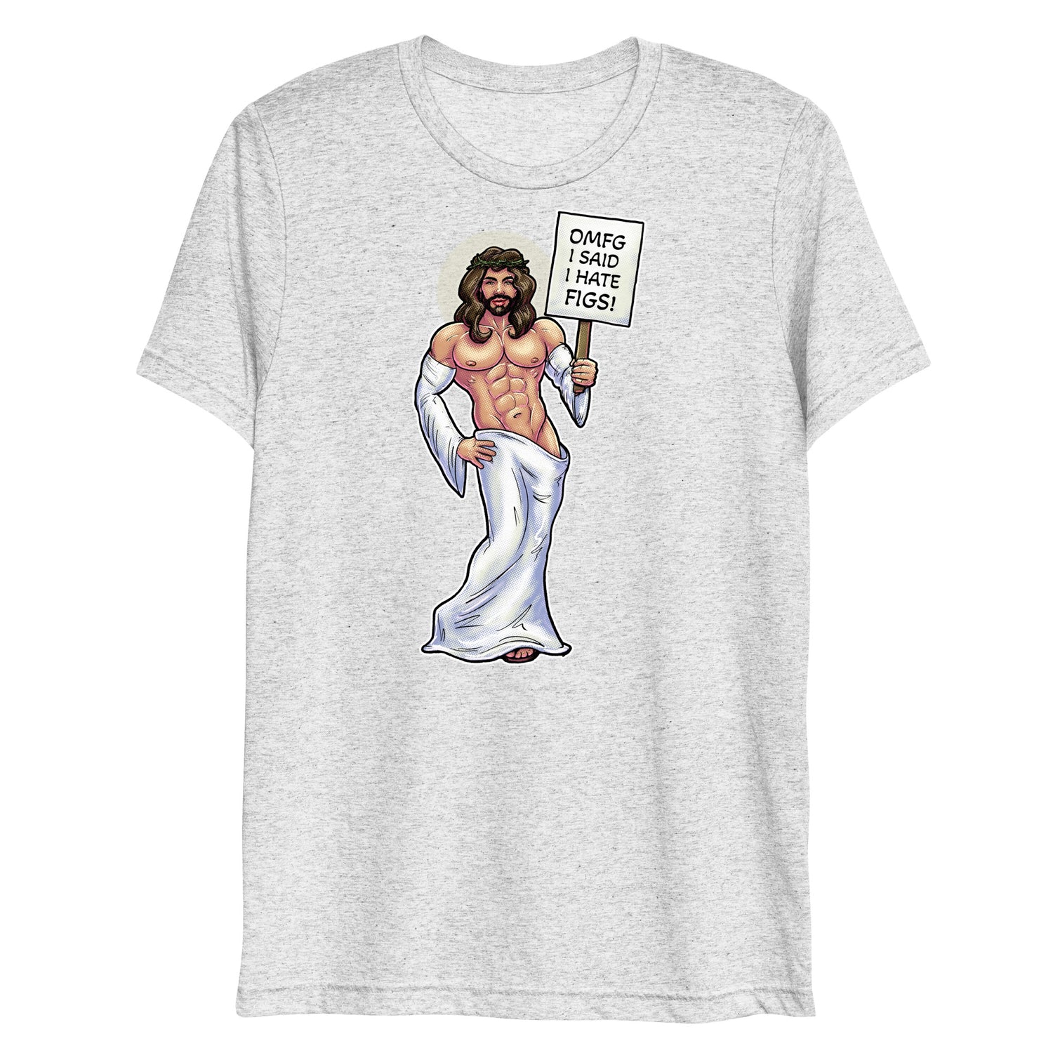 Hates Figs (Triblend)-Triblend T-Shirt-Swish Embassy