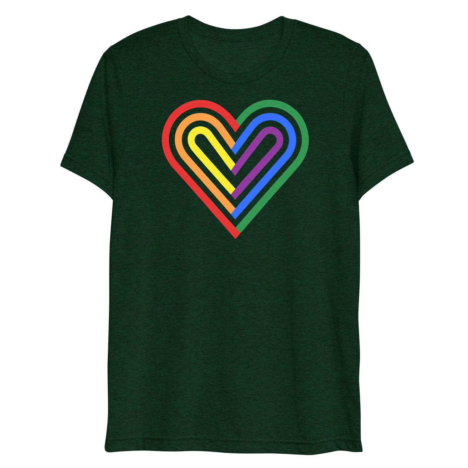 Heart On (Triblend)-Triblend T-Shirt-Swish Embassy