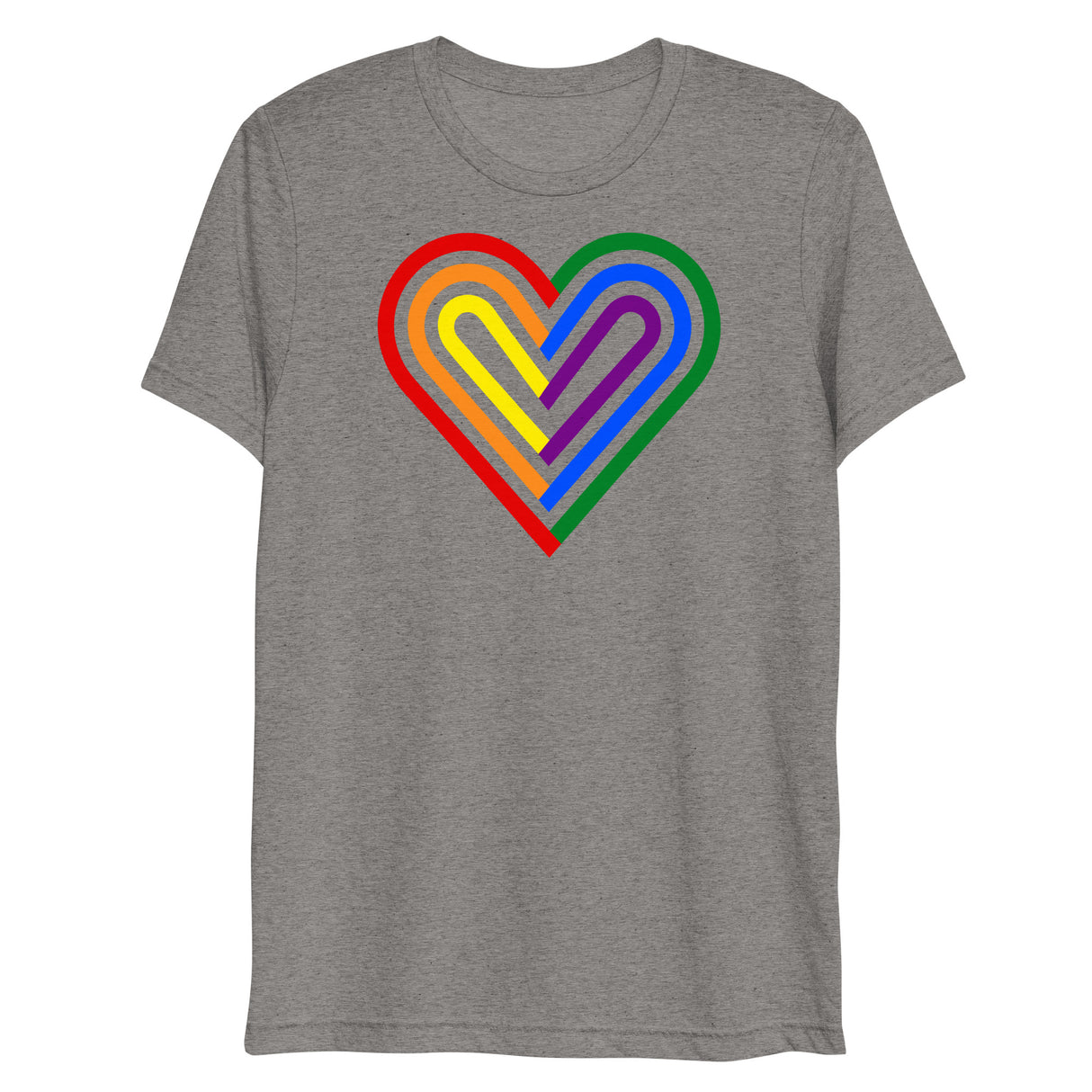 Heart On (Triblend)-Triblend T-Shirt-Swish Embassy
