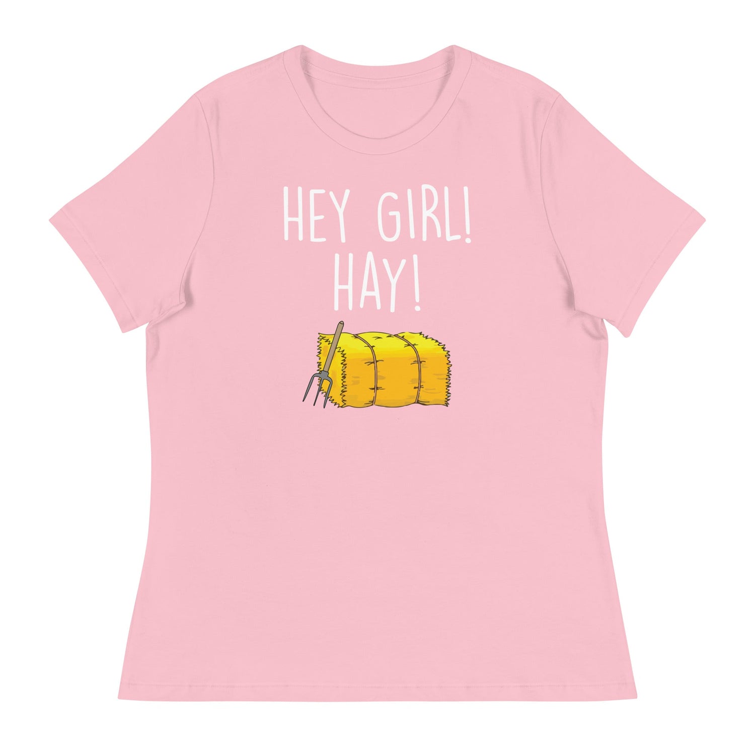 Hey Girl Hay (Women's Relaxed T-Shirt)-Women's T-Shirts-Swish Embassy