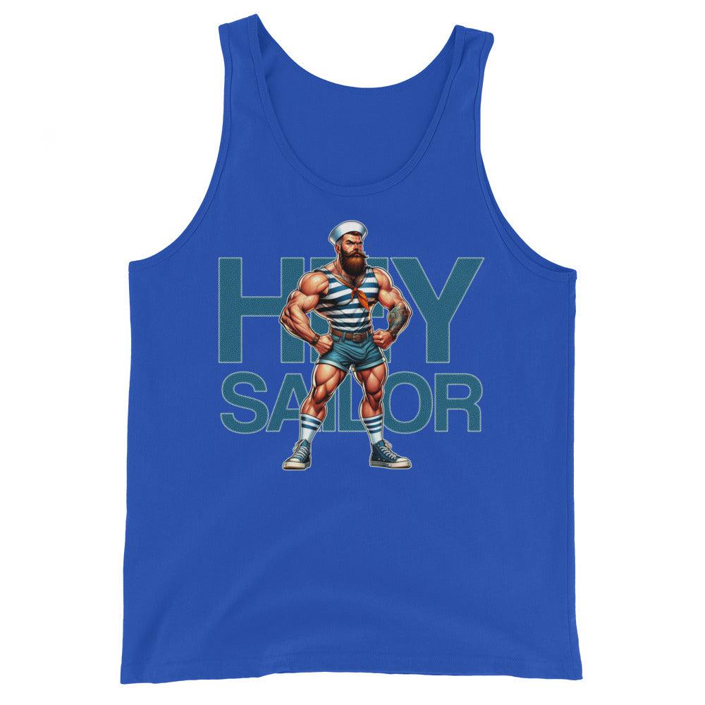 Hey Sailor (Tank Top)-Tank Top-Swish Embassy