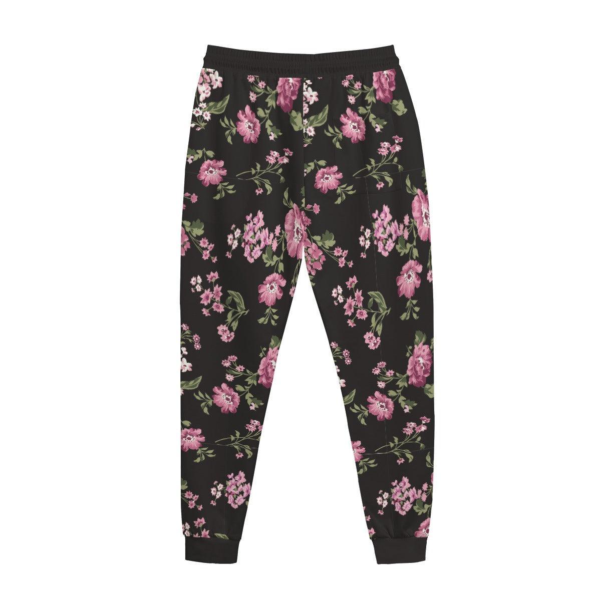 Hint of Floral (AOP Sweatpants)-AOP Sweatpants-Swish Embassy