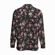 Hint of Floral (Cotton Long Sleeve Shirt)-Cotton Long Sleeve Button Shirt-Swish Embassy