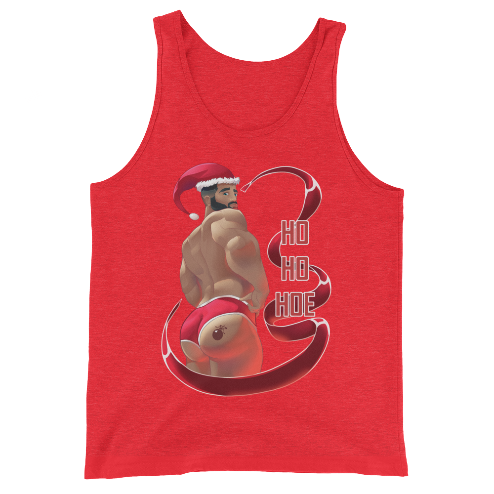 Ho Ho Hoe (Tank Top)-Christmas Tank Tops-Swish Embassy