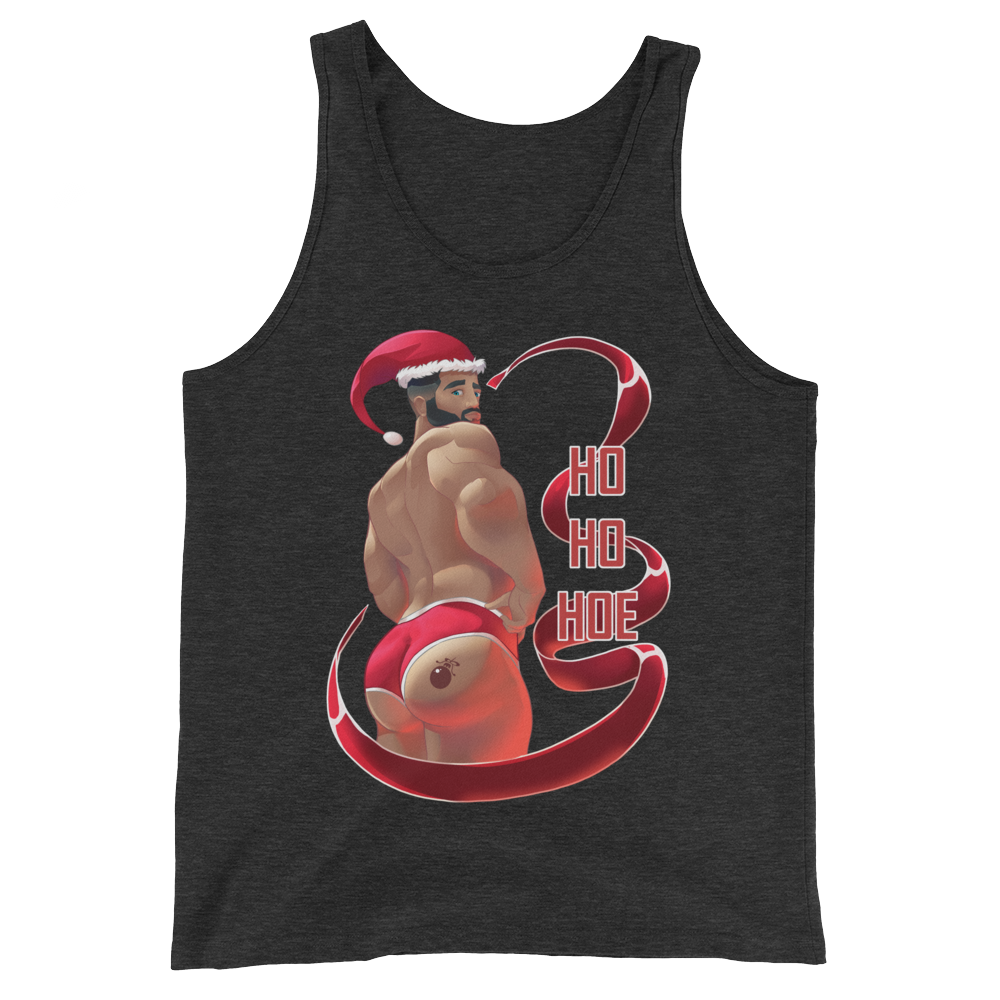 Ho Ho Hoe (Tank Top)-Christmas Tank Tops-Swish Embassy