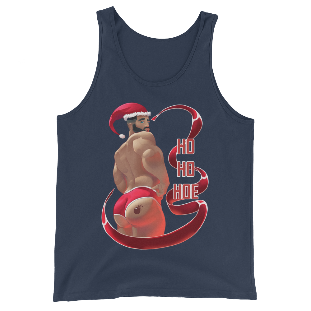 Ho Ho Hoe (Tank Top)-Christmas Tank Tops-Swish Embassy
