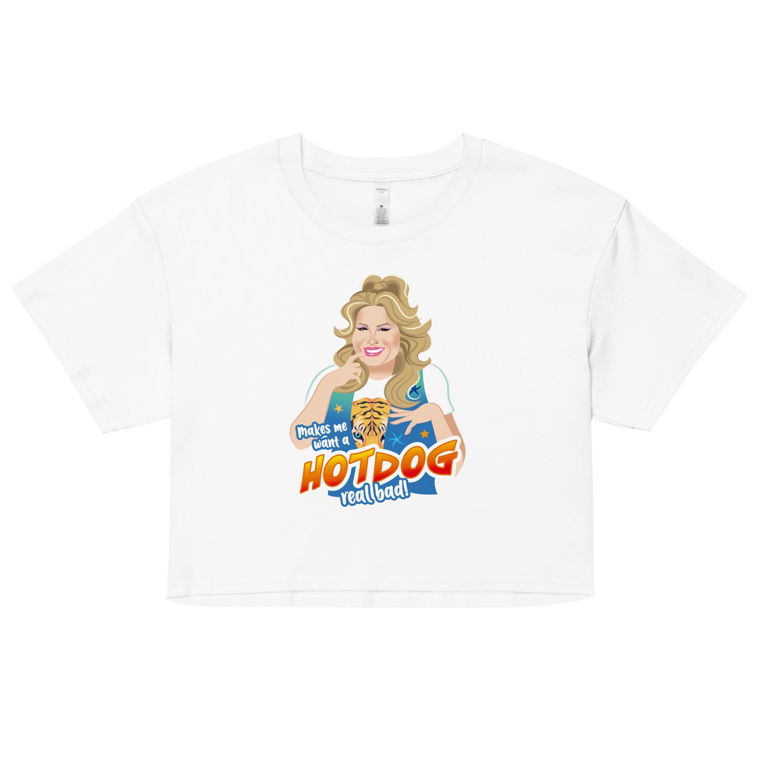 Hot Dog (Crop Top)-Crop Top-Swish Embassy