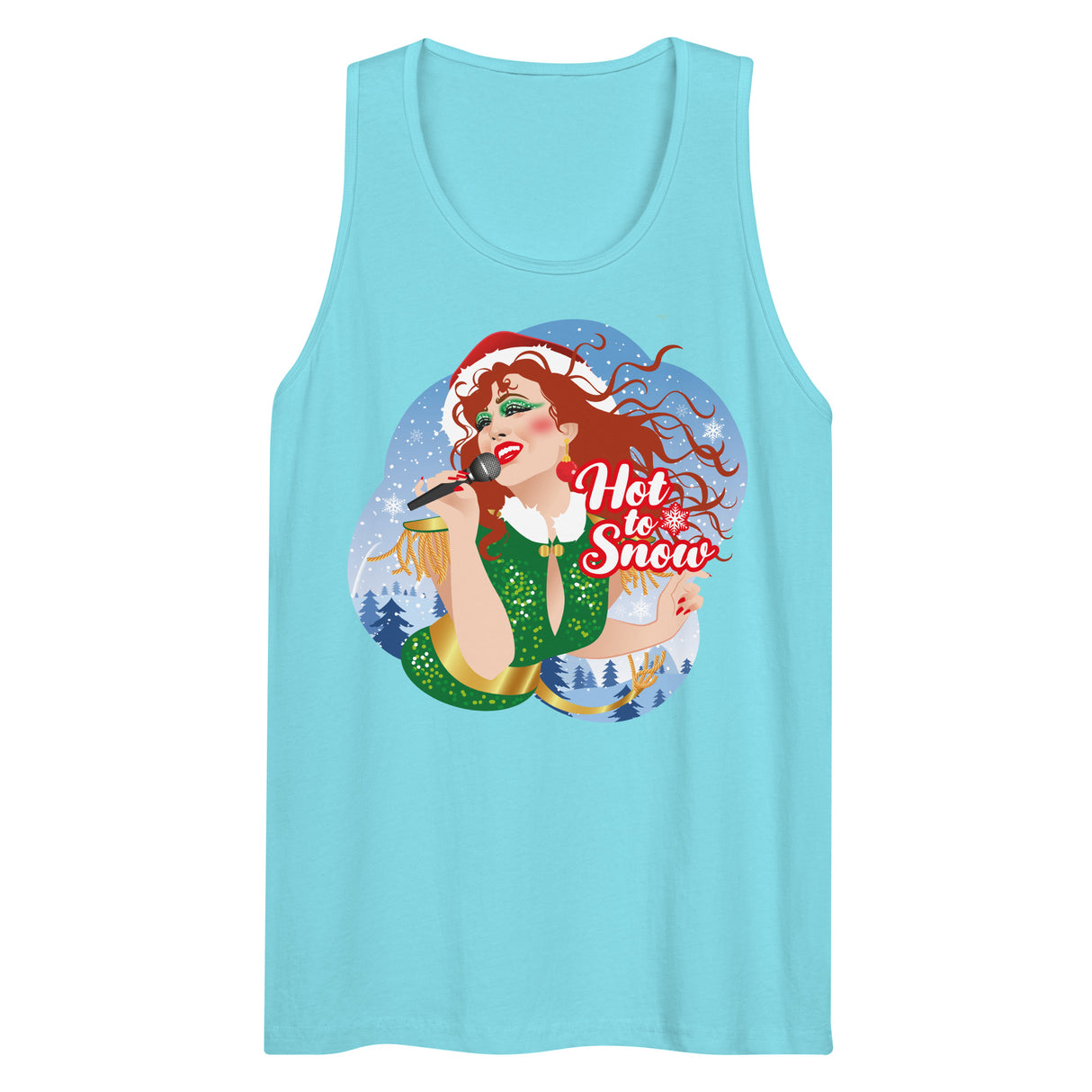 Hot To Snow (Tank top)-Tank Top-Swish Embassy