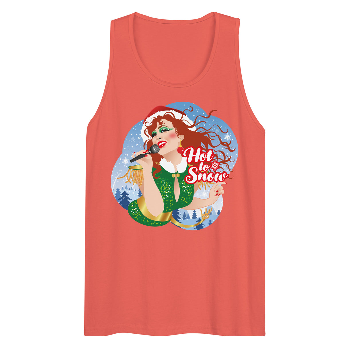 Hot To Snow (Tank top)-Tank Top-Swish Embassy
