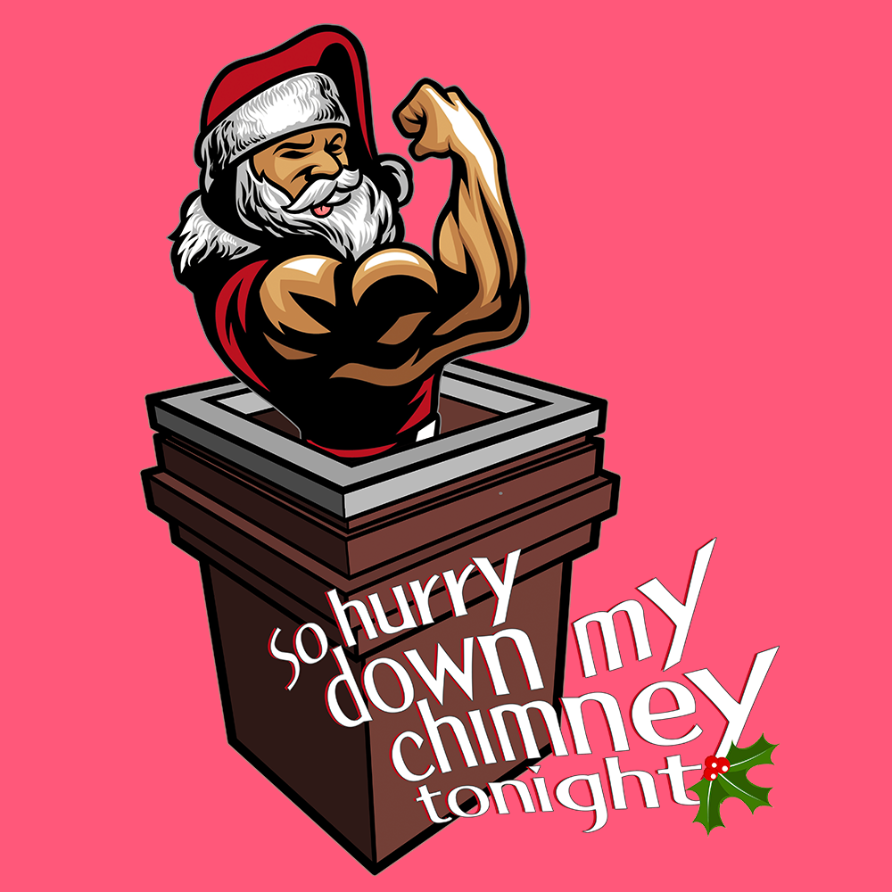 Hurry Down the Chimney-Christmas T-Shirts-Swish Embassy