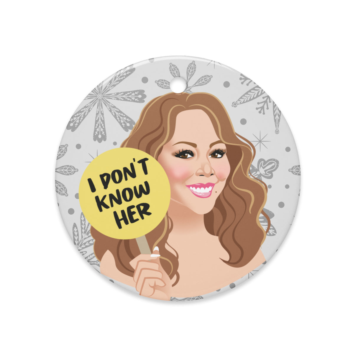 I Don't Know Her (Ceramic ornament)-Swish Embassy