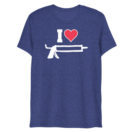 I Love Caulk (Triblend)-Triblend T-Shirt-Swish Embassy