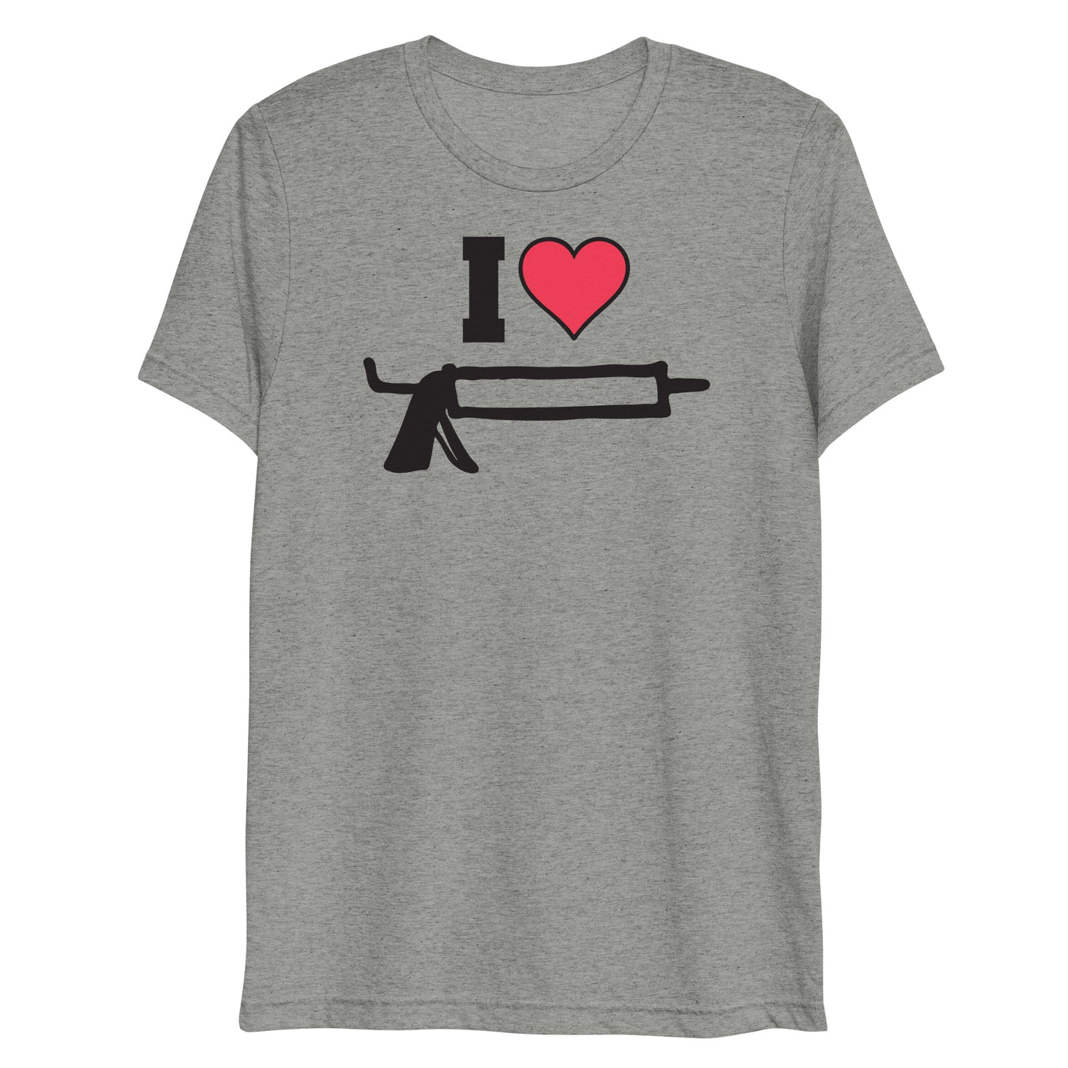 I Love Caulk (Triblend)-Triblend T-Shirt-Swish Embassy