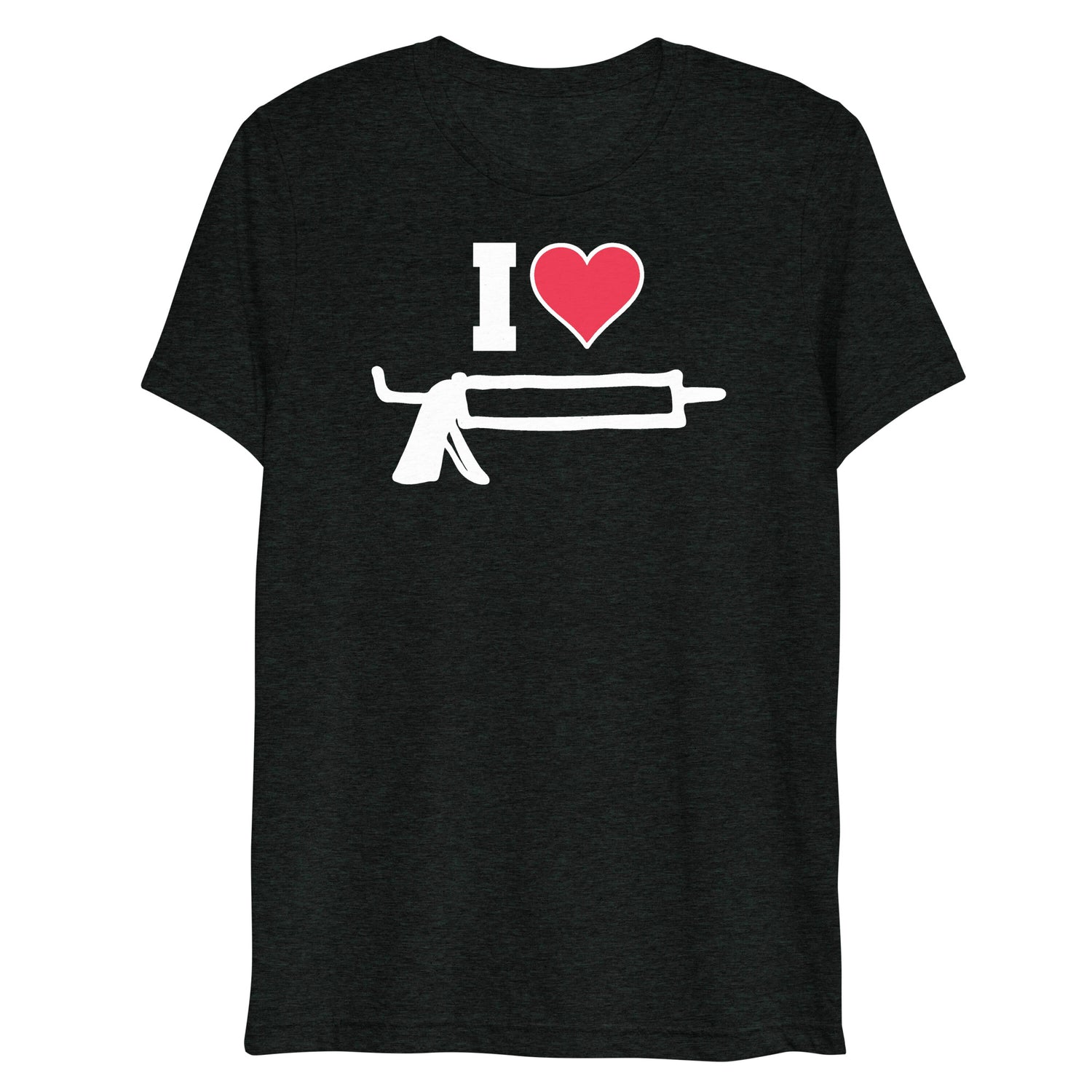 I Love Caulk (Triblend)-Triblend T-Shirt-Swish Embassy