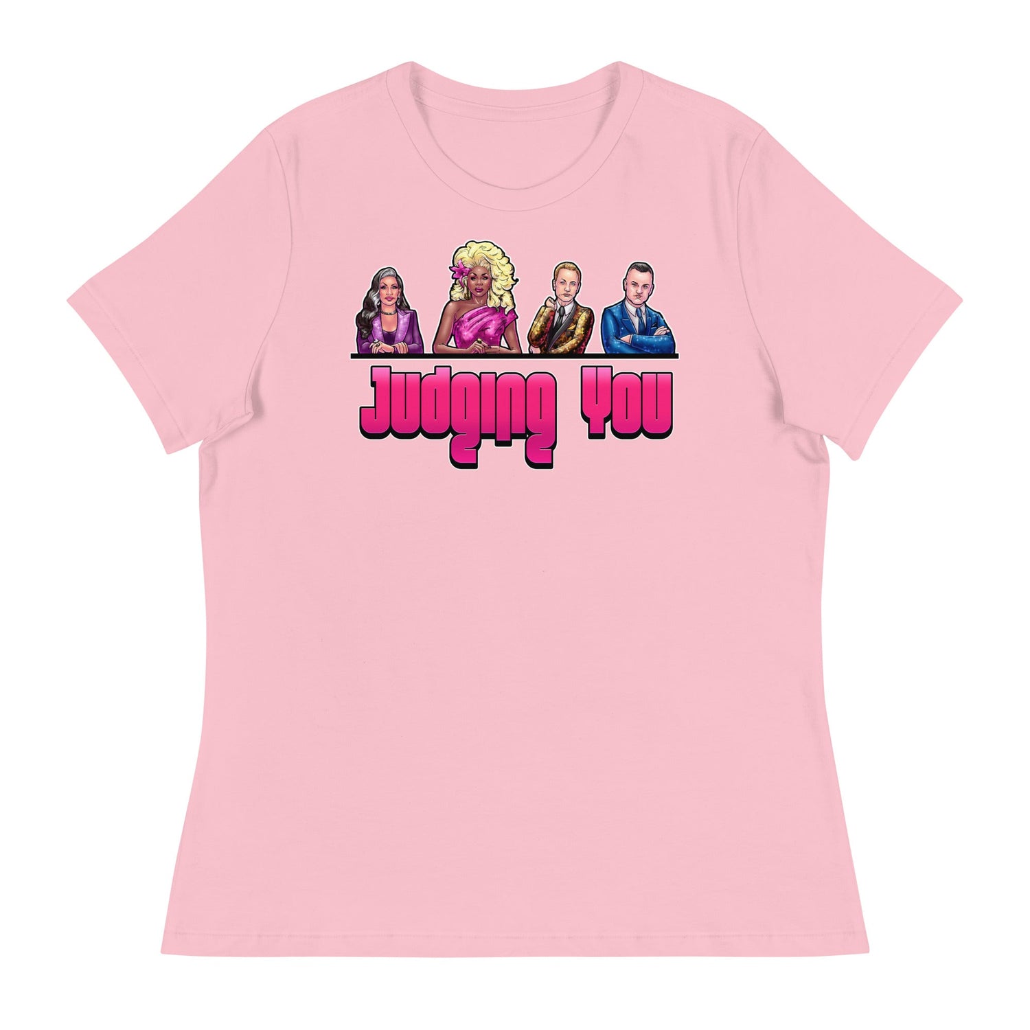 Judging You (Women's Relaxed T-Shirt)-Women's T-Shirts-Swish Embassy