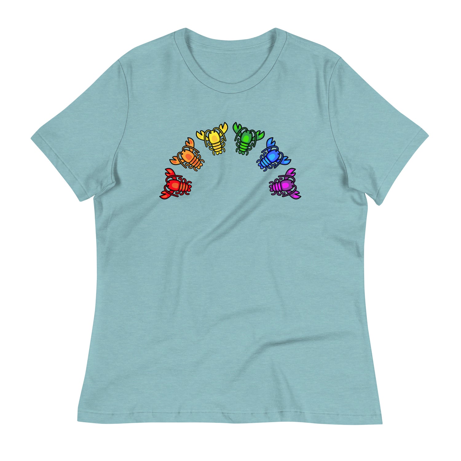 Lobster Pride (Women's Relaxed T-Shirt)-Women's T-Shirts-Swish Embassy