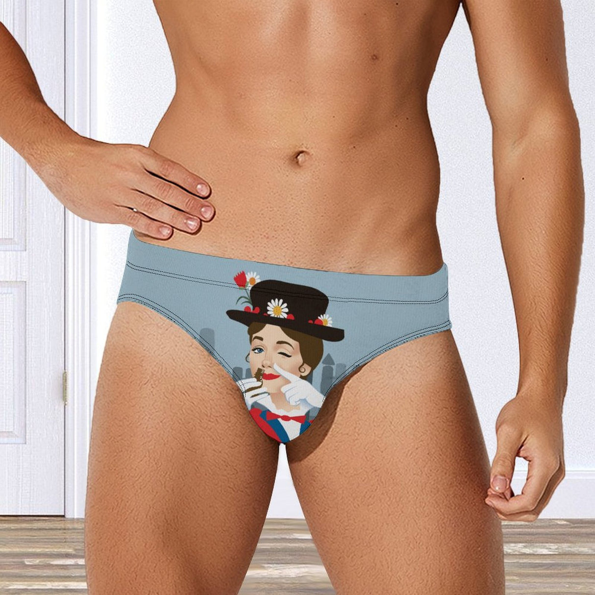 Mary Poppers (Swim Briefs)-Swim Briefs-Swish Embassy