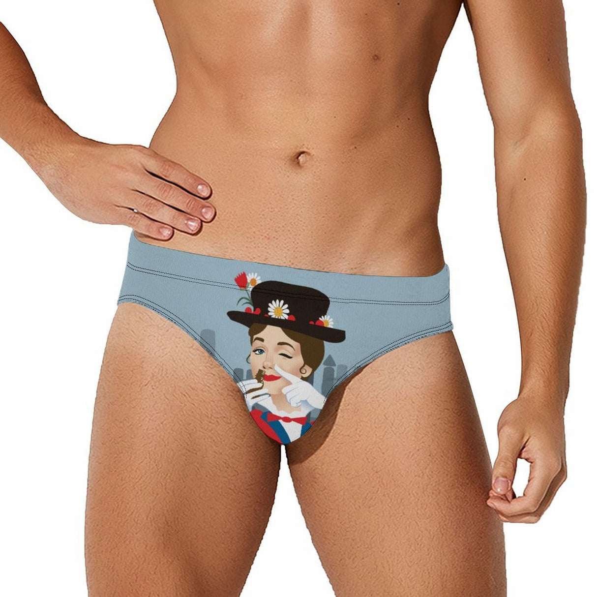 Mary Poppers (Swim Briefs)-Swim Briefs-Swish Embassy