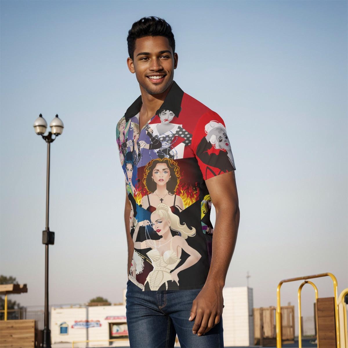 Material Girl (Button Shirt)-Button Shirt-Swish Embassy