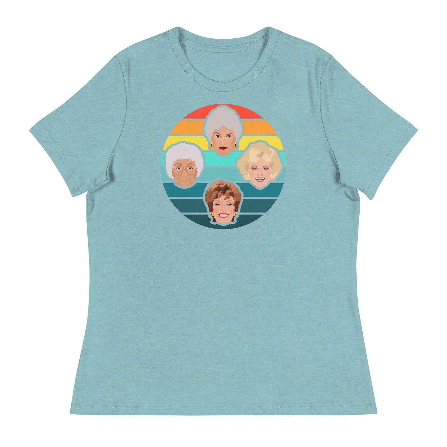 Miami Sunset (Women's Relaxed T-Shirt)-Women's T-Shirts-Swish Embassy