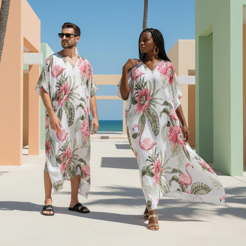 Flamingo Eden (Kaftan)