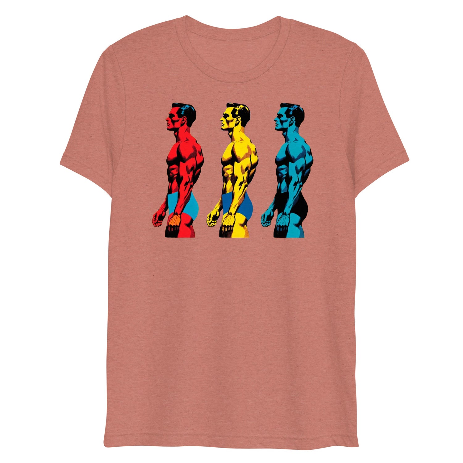 Mid-Century Centerfold (Triblend)-Triblend T-Shirt-Swish Embassy